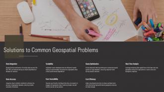 Solutions To Common Geospatial Problems Vector Database PPT PowerPoint ST AI SS