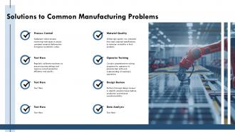 Solutions To Common Manufacturing Problems Biaxial Stretching PPT Example ST AI SS
