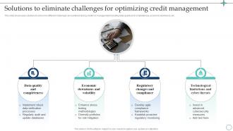 Solutions To Eliminate Challenges For Credit Risk Management To Streamline Capital CRP DK SS Solutions To Eliminate Challenges For Credit Risk Management To Streamline Capital CRP DK SS