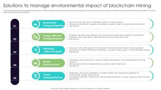 Solutions To Manage Environmental Impact Everything You Need To Know About Blockchain BCT SS V