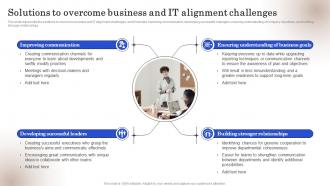 Solutions To Overcome Business And IT Alignment Challenges Ppt Styles Templates