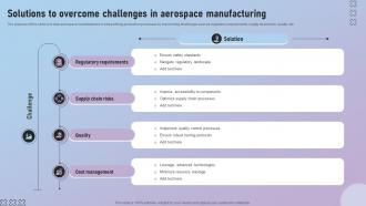 Solutions To Overcome Challenges In Aerospace Manufacturing