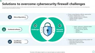 Solutions To Overcome Cybersecurity Firewall Challenges