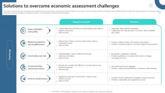 Solutions To Overcome Economic Assessment Challenges