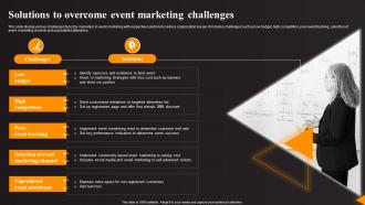 Solutions To Overcome Event Marketing Challenges