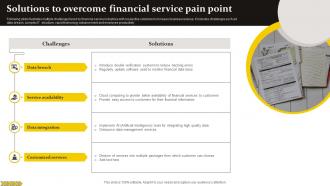 Solutions To Overcome Financial Service Pain Point