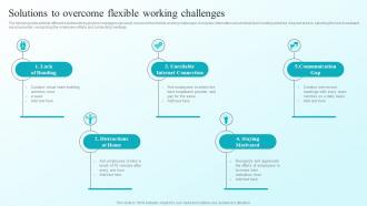 Solutions To Overcome Flexible Working Challenges Developing Flexible Working Practices To Improve Employee