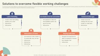 Solutions To Overcome Flexible Working Challenges Strategies To Create Sustainable Hybrid