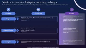 Solutions To Overcome Instagram Marketing Challenges Digital Marketing To Boost Fin SS V