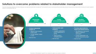 Solutions To Overcome Problems Related To Essential Guide To Stakeholder Management PM SS