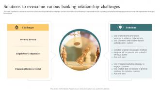 Solutions To Overcome Various Banking Relationship Challenges