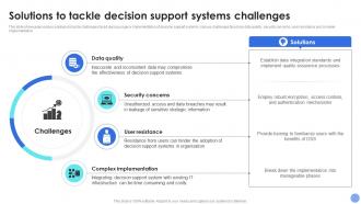 Solutions To Tackle Challenges Decision Support System For Driving Organizational Excellence AI SS