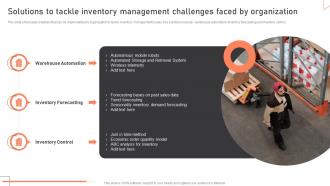 Solutions To Tackle Inventory Management Challenges Warehouse Management Strategies To Reduce