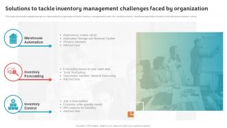 Solutions To Tackle Inventory Management Stock Inventory Procurement And Warehouse
