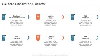 Solutions Urbanization Problems In Powerpoint And Google Slides Cpb