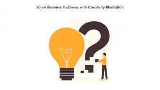 Solve Business Problems With Creativity Illustration