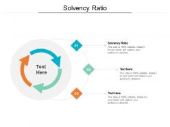 Solvency ratio ppt powerpoint presentation professional model cpb