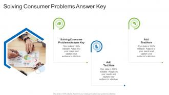 Solving Consumer Problems Answer Key In Powerpoint And Google Slides Cpb
