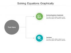 Solving equations graphically ppt powerpoint presentation ideas background cpb