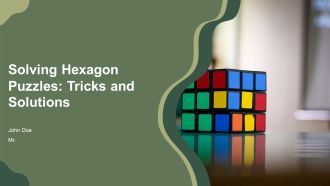 Solving Hexagon Puzzles Tricks And Solutions PPT Example AT