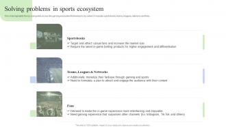 Solving Problems In Sports Ecosystem Kero Sports Investor Funding Elevator Pitch Deck