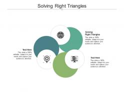 Solving right triangles ppt powerpoint presentation inspiration influencers cpb