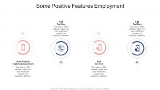 Some Positive Features Employment In Powerpoint And Google Slides Cpb