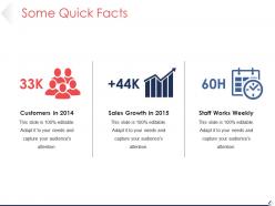 Some quick facts ppt infographics