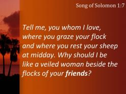 Song of solomon 1 7 you rest your sheep at midday powerpoint church sermon