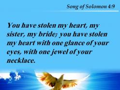 Song of solomon 4 9 you have stolen my heart powerpoint church sermon