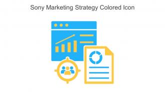 Sony Marketing Strategy Colored Icon In Powerpoint Pptx Png And Editable Eps Format
