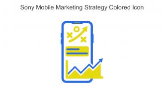 Sony Mobile Marketing Strategy Colored Icon In Powerpoint Pptx Png And Editable Eps Format