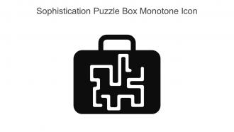 Sophistication Puzzle Box Monotone Icon In Powerpoint Pptx Png And Editable Eps Format