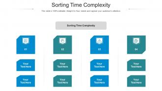 Sorting time complexity ppt powerpoint presentation file microsoft cpb