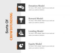 Sorts of crowdfunding powerpoint slide inspiration