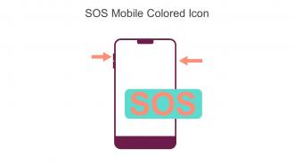 SOS Mobile Colored Icon In Powerpoint Pptx Png And Editable Eps Format