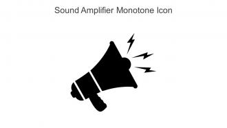 Sound Amplifier Monotone Icon In Powerpoint Pptx Png And Editable Eps Format