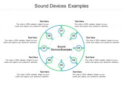 Sound devices examples ppt powerpoint presentation slides ideas cpb