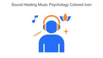 Sound Healing Music Psychology Colored Icon In Powerpoint Pptx Png And Editable Eps Format