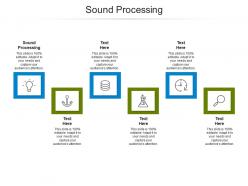 Sound processing ppt powerpoint presentation icon guide cpb