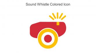 Sound Whistle Colored Icon In Powerpoint Pptx Png And Editable Eps Format