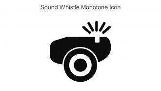 Sound Whistle Monotone Icon In Powerpoint Pptx Png And Editable Eps Format