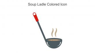 Soup Ladle Colored Icon In Powerpoint Pptx Png And Editable Eps Format