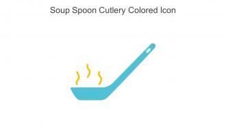 Soup Spoon Cutlery Colored Icon In Powerpoint Pptx Png And Editable Eps Format