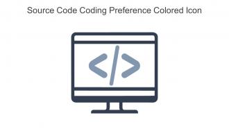 Source Code Coding Preference Colored Icon In Powerpoint Pptx Png And Editable Eps Format