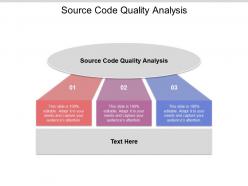 Source code quality analysis ppt powerpoint presentation ideas images cpb