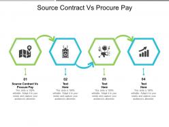 Source contract vs procure pay ppt powerpoint presentation model maker cpb
