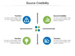 Source credibility ppt powerpoint presentation pictures guide cpb