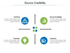 Source credibility ppt powerpoint presentation show samples cpb
