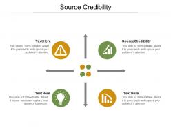 Source credibility ppt powerpoint presentation summary clipart images cpb